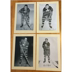 Lot of 4 Group 2 1944-63 Beehives Toronto Maple Leafs