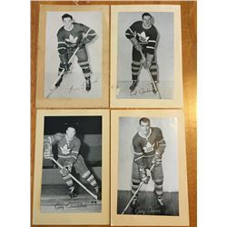Lot of 4 Group 2 1944-63 Beehives Toronto Maple Leafs