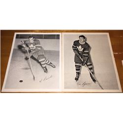Lot of 2 Quaker Photos Toronto Maple Leafs