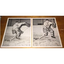 Lot of 2 Quaker Photos Toronto Maple Leafs