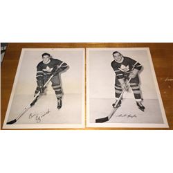 Lot of 2 Quaker Photos Toronto Maple Leafs