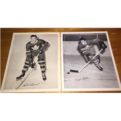 Lot of 2 Quaker Photos Toronto Maple Leafs