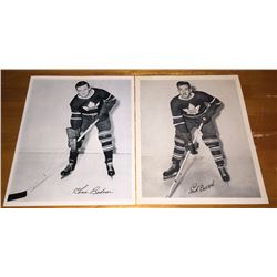 Lot of 2 Quaker Photos Toronto Maple Leafs