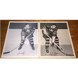 Lot of 2 Quaker Photos Toronto Maple Leafs