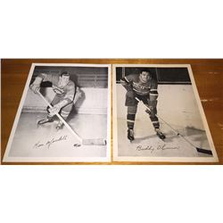 Lot of 2 Quaker Photos Montreal Canadiens