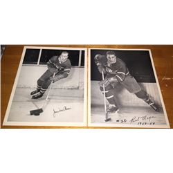 Lot of 2 Quaker Photos Montreal Canadiens