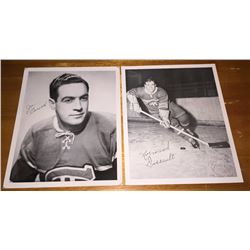 Lot of 2 Quaker Photos Montreal Canadiens