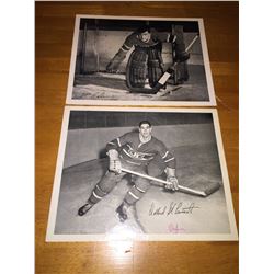 Lot of 2 Quaker Photos Montreal Canadiens