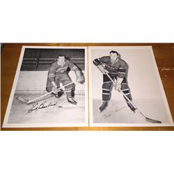 Lot of 2 Quaker Photos Montreal Canadiens