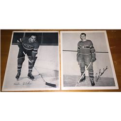 Lot of 2 Quaker Photos Montreal Canadiens