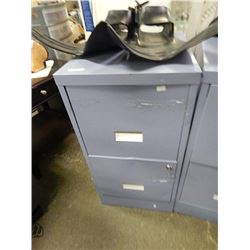 FILE CABINET - 2 DRAWER - OPEN WITH KEY