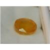 Image 2 : FACET CUT SAPPHIRE -  4.12CT OVAL CUT YELLOW SAPPHIRE - SEALED & CERFIFICATE OF AUTHENTICITY INCLUDE