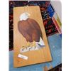 Image 1 : HAND CRADTED EAGLE PLAQUE - SIGNED