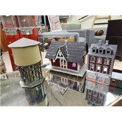 WATER TOWER, HOUSE & APARTMENT = 3PC