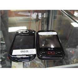 CELL PHONES - 2 TTL - PS