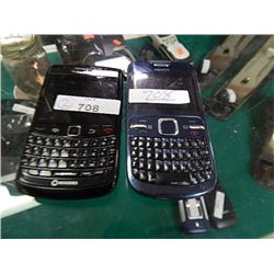 NOKIA & BLACKBERRY CELL PHONE - 2 TTL - PS