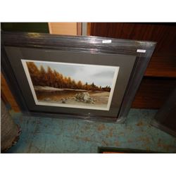 FRAMED LIMITED EDITION PRINT - AUTUMN REFLECTIONS - FRANK TOWNSLY - GALLERY ESTIMATE - $575