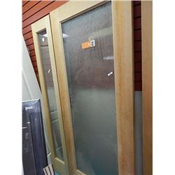 DOOR - EXTERIOR - WITH THERMAL GLASS - 32 X 80"