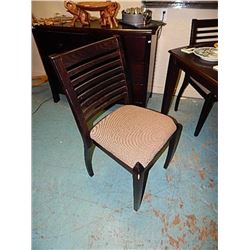 CONTEMPORARY DINING WOOD CHAIRS - 4 TTL