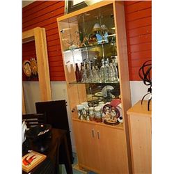 MAPLE CHINA CABINET - NEW