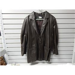 Ladies jacket - Danier - Black Leather - med