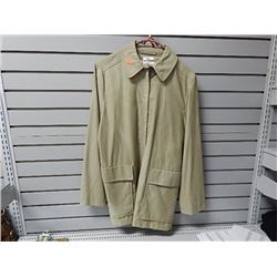 Med Jones NY Beige/Khaki zippered coat