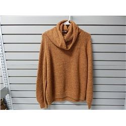 Brown Long Sleeved Cowl Neck sweater