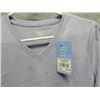 Image 3 : LADIES TOP - NEW - DENVER HAYES - MAUVE V-NECK S/S TSHIRT- SIZE MEDIUM