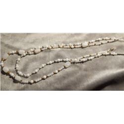 EYE GLASS CHAIN - GENUINE NATURAL GEMSTONES OR FRESH WATER PEARLS - EACH  APPROX 23" LONG  - GROUPED