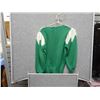 Image 3 : SWEATER - PIAF - GRN & WHITE - ANGORA, WOOL & NYLON - LONG SLEEVE- SZ MED