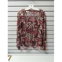 Sheer Jacket silk style with rick rack