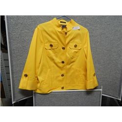 BRAND NEW LADIES MED JONES NEW YORK YELLOW JACKET