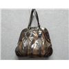 Image 2 : PURSE - USED - BROWN SNAKESKIN PATTERN
