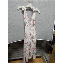 DRESS - LADIES - POET - PINK - SMALL - ROSES HALTER TOP