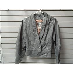 Leather Ranch grey short jacket