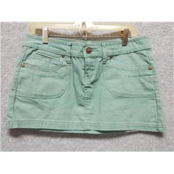 SKIRT WOMANS - BLUENOTES - GREEN JEAN SKIRT - SIZE W27