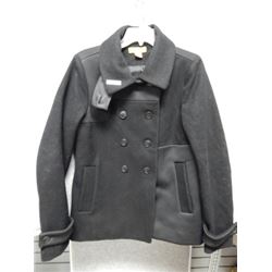 JACKET MENS - JOE FRESH - JACKET BLACK WOOL MULTI BUTTON UP - SIZE M