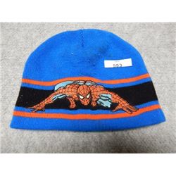 TOQUE - MARVEL COMICS - SPIDER MAN! BLUE WITH RED AND NAVY BLUE STRIP - SIZE (NOT ON TAG)
