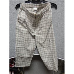 PANTS WOMANS - NORTHERN REFLECTIONS - COTTON PLAID DESIGN PANTS - SIZE 10