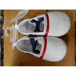 SHOES - NEW - CHILD'S - JOE - WHITE SAILOR - SIZE 2