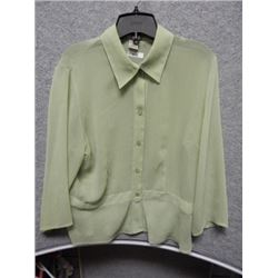 SHIRT WOMANS - NATATIONS - GREEN SEE THROUGH TOP - SIZE L