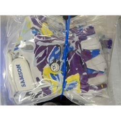 GLOVES - PR OF COLOURED SAMSON GLOVES - XL