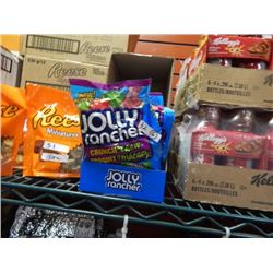 JOLLY RANCHER CANDY - CRUNCH 'N CHEW - 6 X184 GRAM PACKAGES - BB JUNE 2015