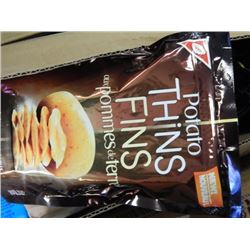 BOX OF POTATO THINS - ORIGINAL - 9 BAGS