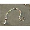 Image 1 : BRACLET - 6.5STW MULTI-GEMSTONE & DIAMOND BRACLET - AMETHYST, AQUAMARINE, PERIDOT, GARNET AND CITRIN