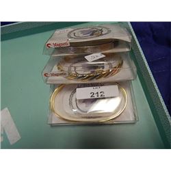 NEW DRAGONSTONE MAGNETIC BRACLET - ASST'D 3 PER LOT