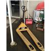 Image 1 : PALLET JACK - bent fork - as-is no warranty or guarantee