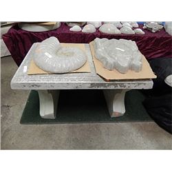 CONCRETE - BENCH - 3 PC