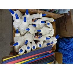 BOX NEW BOTTLES OF GLUE