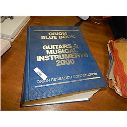 ORION BLUE BOOK GUITARS & MUSICAL INSTRUMENTS